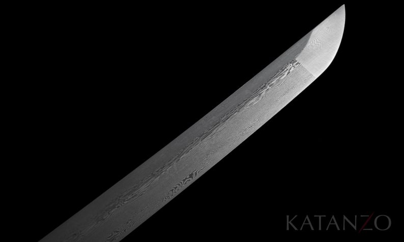 Katana blade folded steel