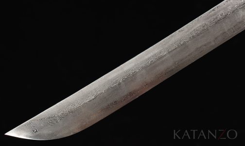 Katana blade folded steel