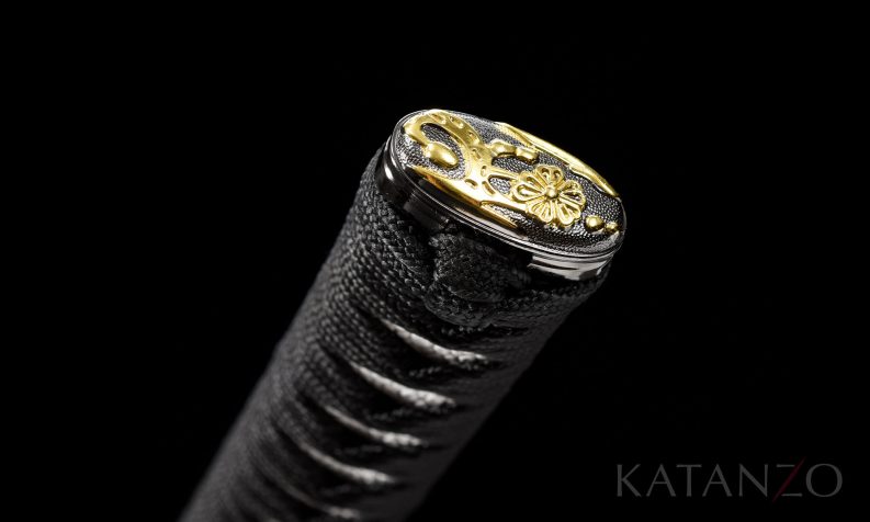 Black Gold Katana Sword