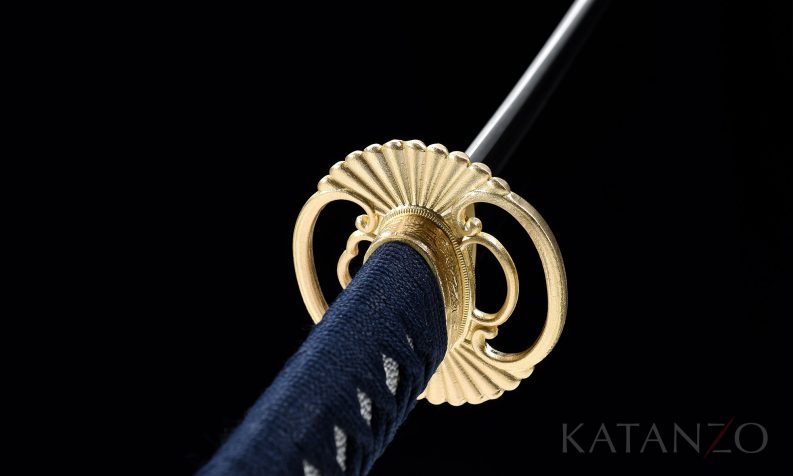 Blau Gold Katana Sword