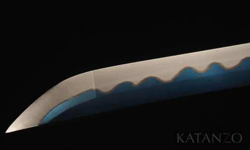 Katana with colored blade