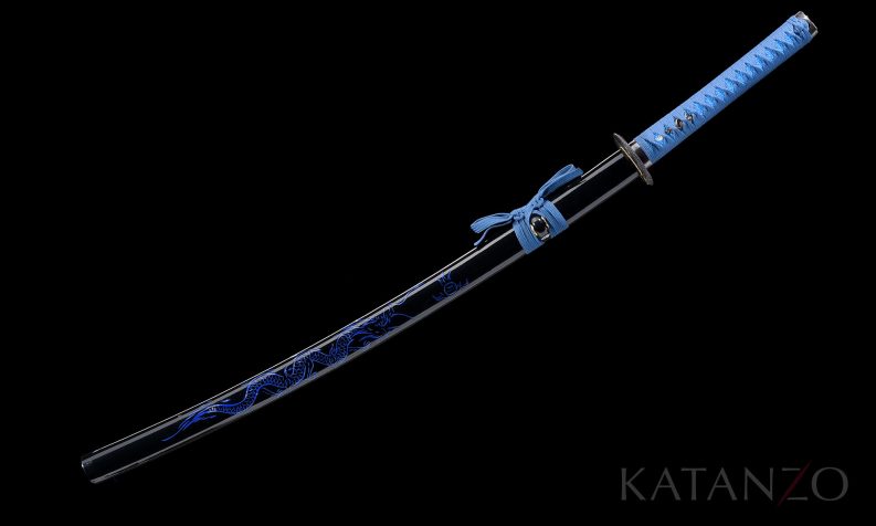 Blue Dragon Samurai Sword