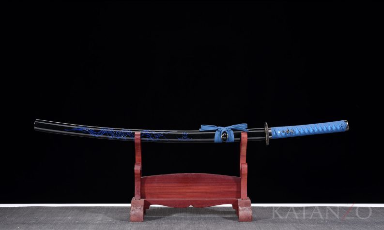 blue Katana "Watatsumi"