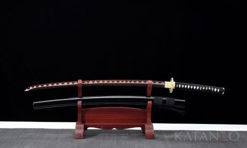 Katana Sword with red blade