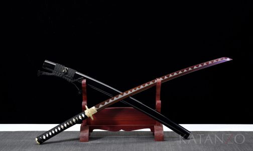 Katana Sword with red blade