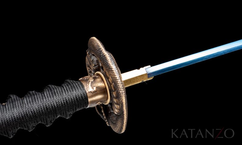 Katana with blue Blade