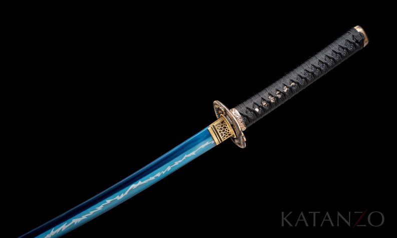 Katana with blue Blade