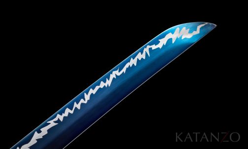 Katana with blue Blade