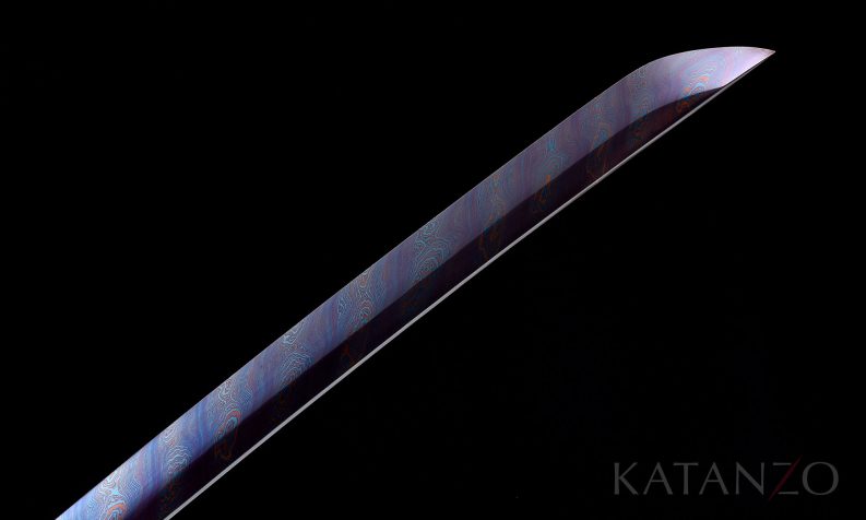 dragon Katana with colored blade