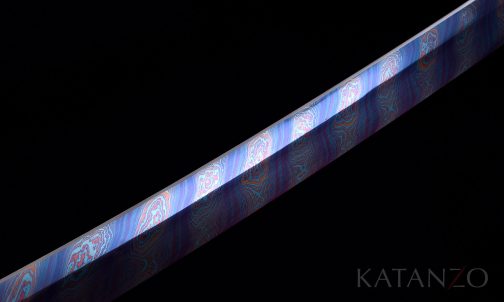 dragon Katana with colored blade