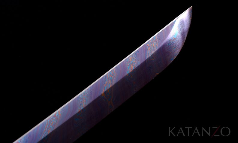 dragon Katana with colored blade