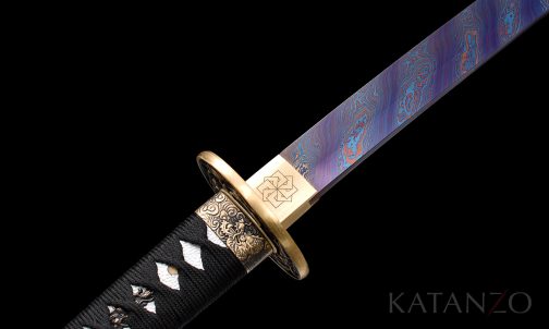 dragon Katana with colored blade