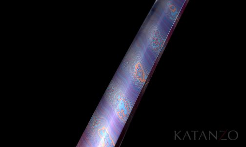 dragon Katana with colored blade