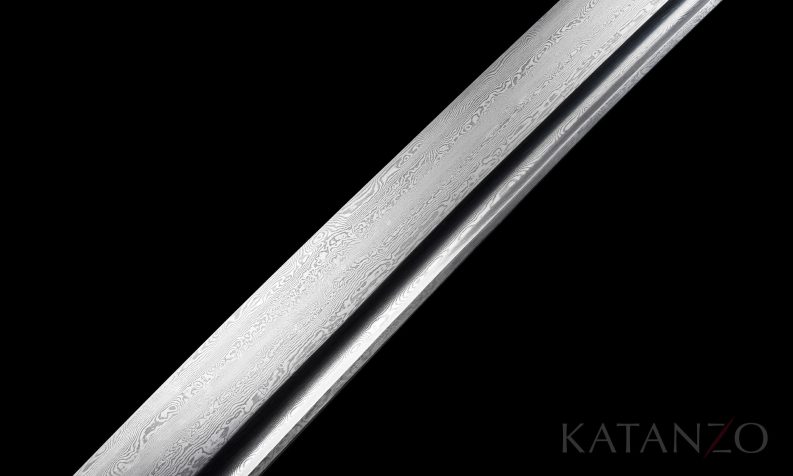 black damask Katana