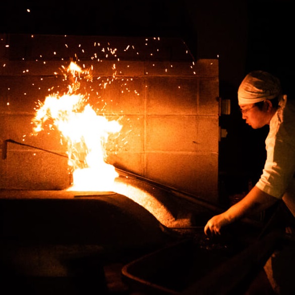 Production of japanese Katana Sword