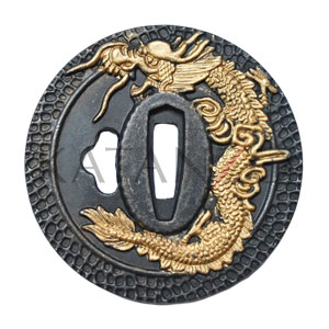 Tsuba Chīsai Doragon