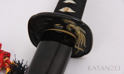 Black Gold Phoenix Katana