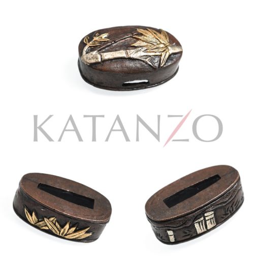 Katana Fuchi Kashira Bamboo