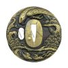 Brass Tsuba Gōruden'īguru