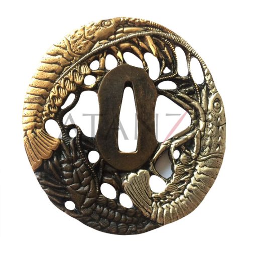 Messing-Tsuba-Robusutā