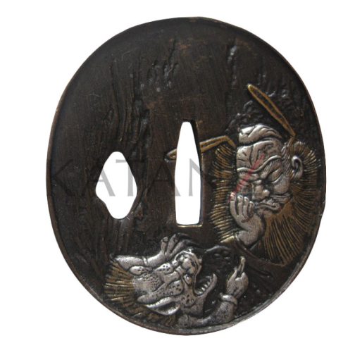 Tsuba Akuma