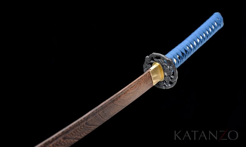 katana with wood blade