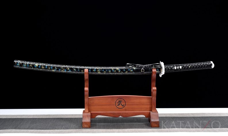 katana with wood blade