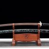 katana with wood blade