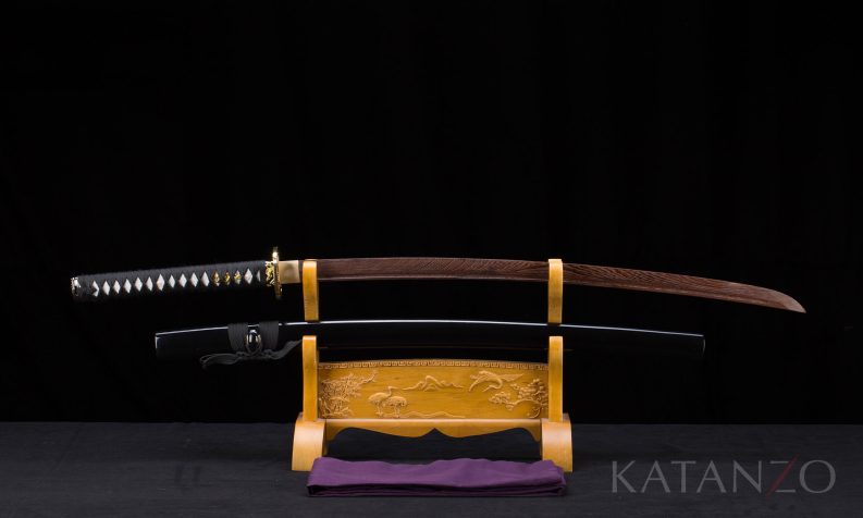 beautiful wood katana