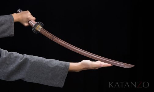 Katana with wooden blade