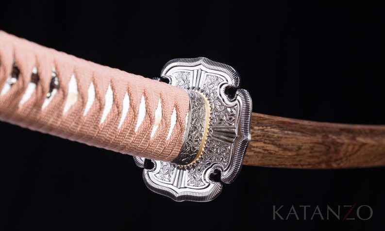 Katana with wooden blade