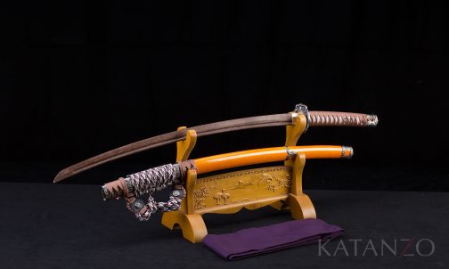 Katana with wooden blade