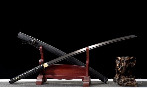 black samurai sword