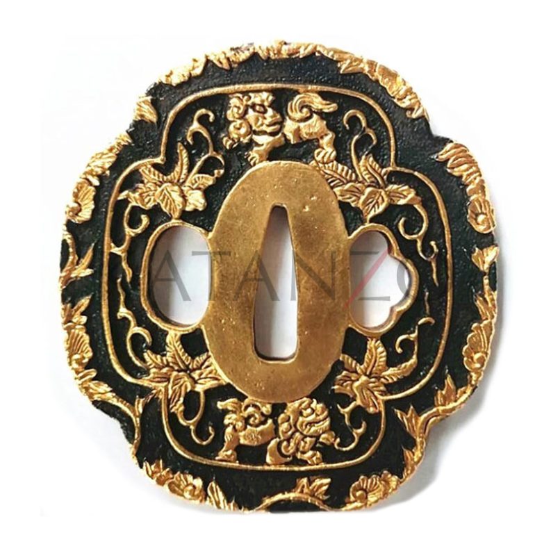 Gold Katana Tsuba