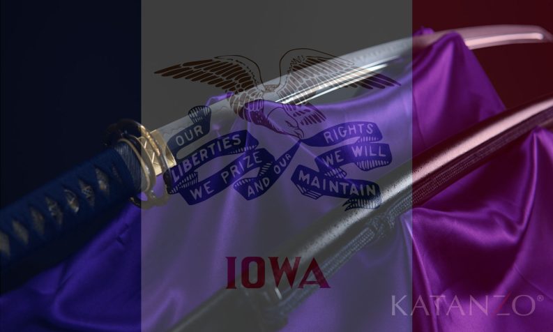 Katana Laws in Iowa – Are Katana Legal in Iowa?